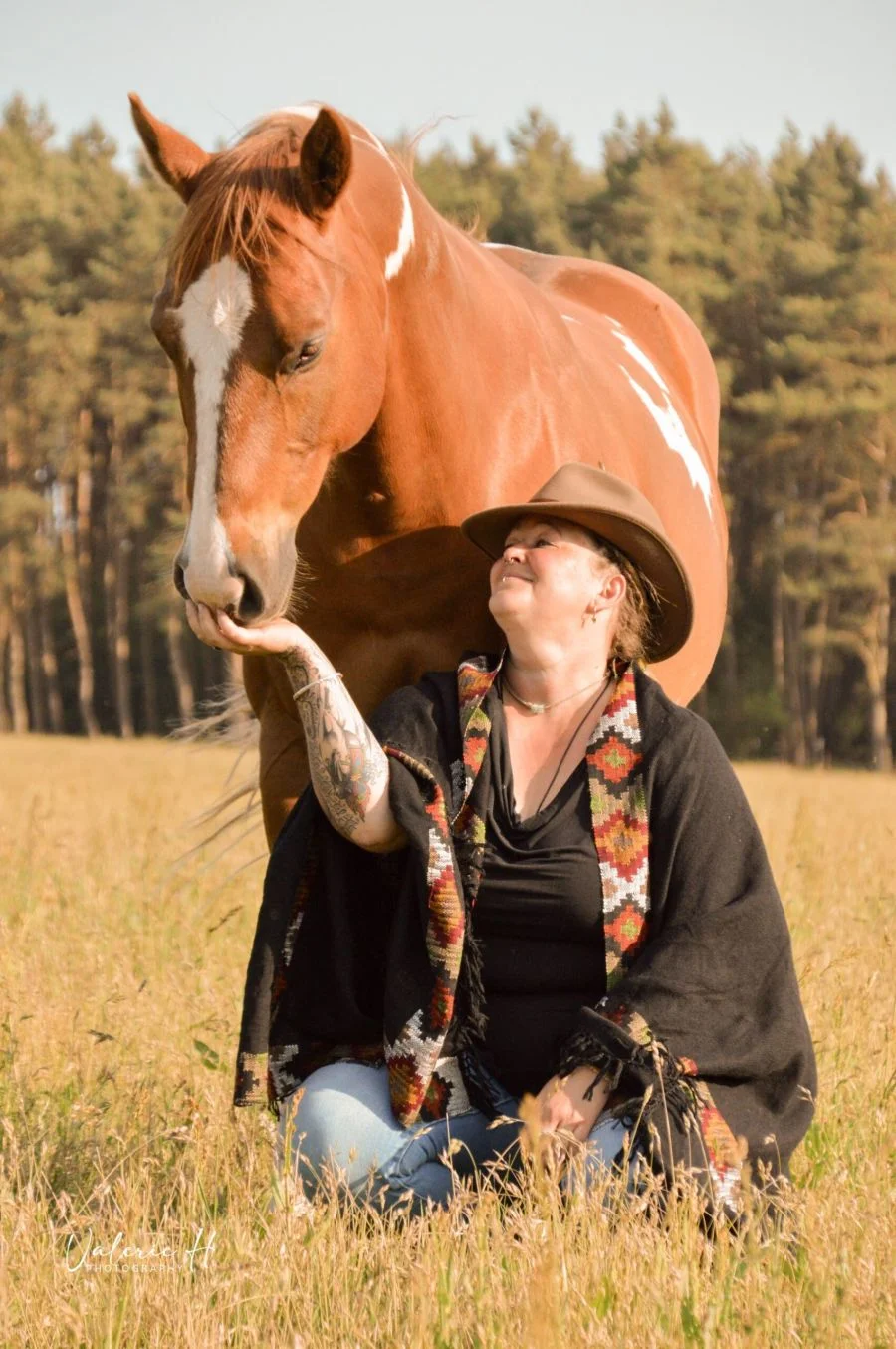 Sunny und Melanie - Projekthof Mannaz  - Shamanic Horse Soul Ceremony