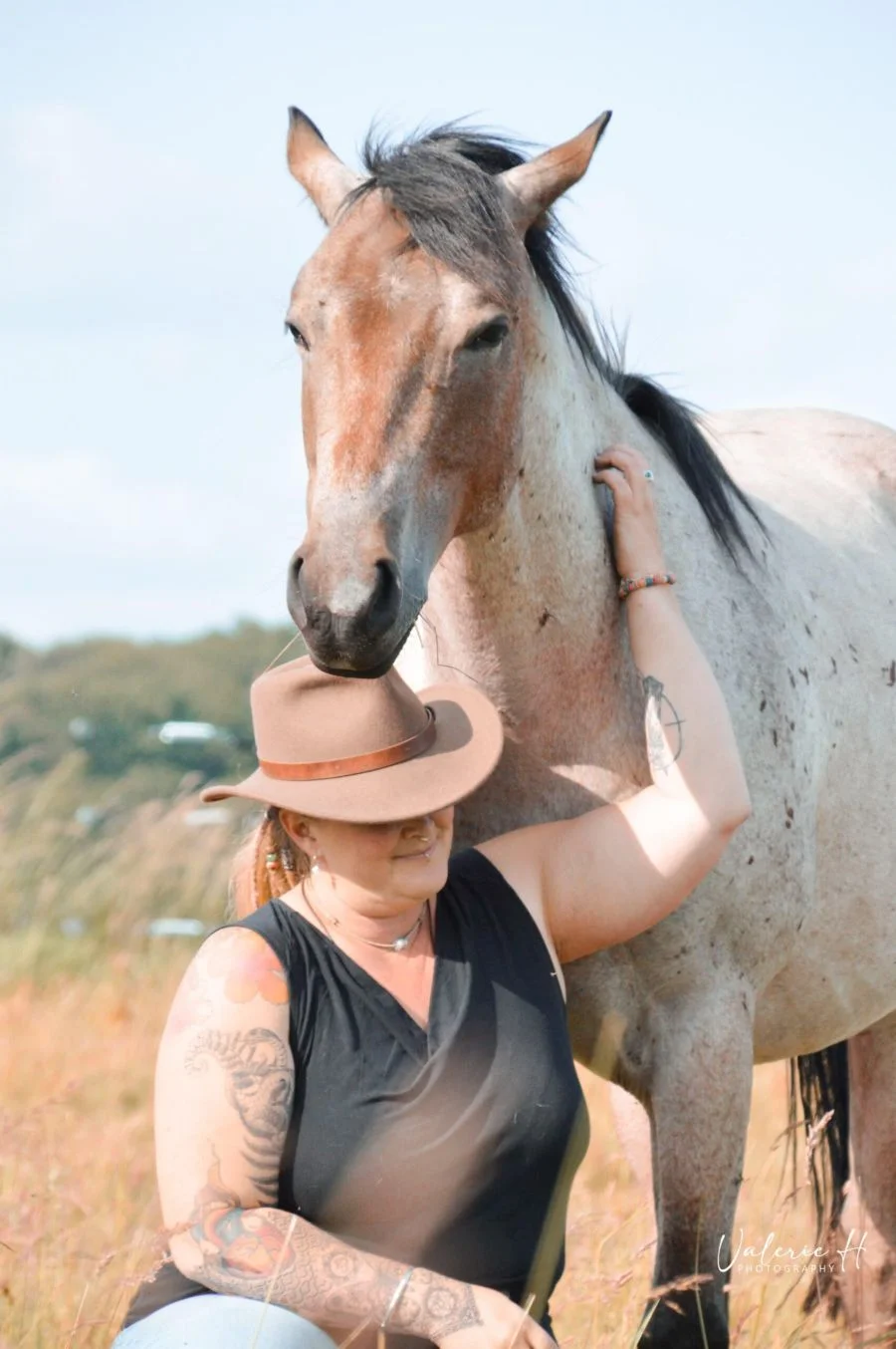 Wunjo und Melanie - Projekthof Mannaz  - Shamanic Horse Soul Ceremony